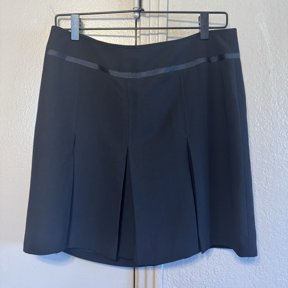 INC Women's 12 Pleated Black Skirt Kawaii Goth Core Dark Whimsy Emo Girl